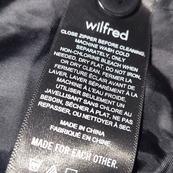 Wilfred Aritzia Vegan Leather Pants Women's Size 4 Black Straight Leg - Picture 4 of 10